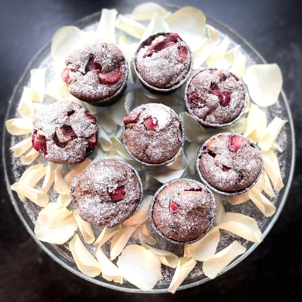 Beeren - Muffins mit Olivenöl